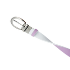 GP women's 25mm double-sided buckle belt (white/light purple)