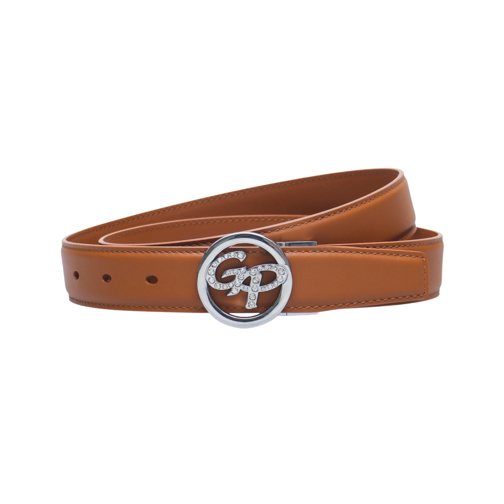 GoPlayer Women's Top Grain Leather Belt (Taupe)