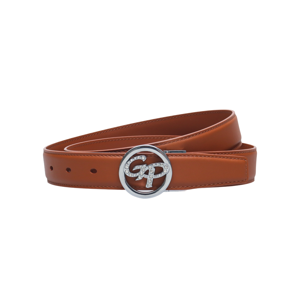 GoPlayer Women's Top Grain Leather Belt (Taupe)