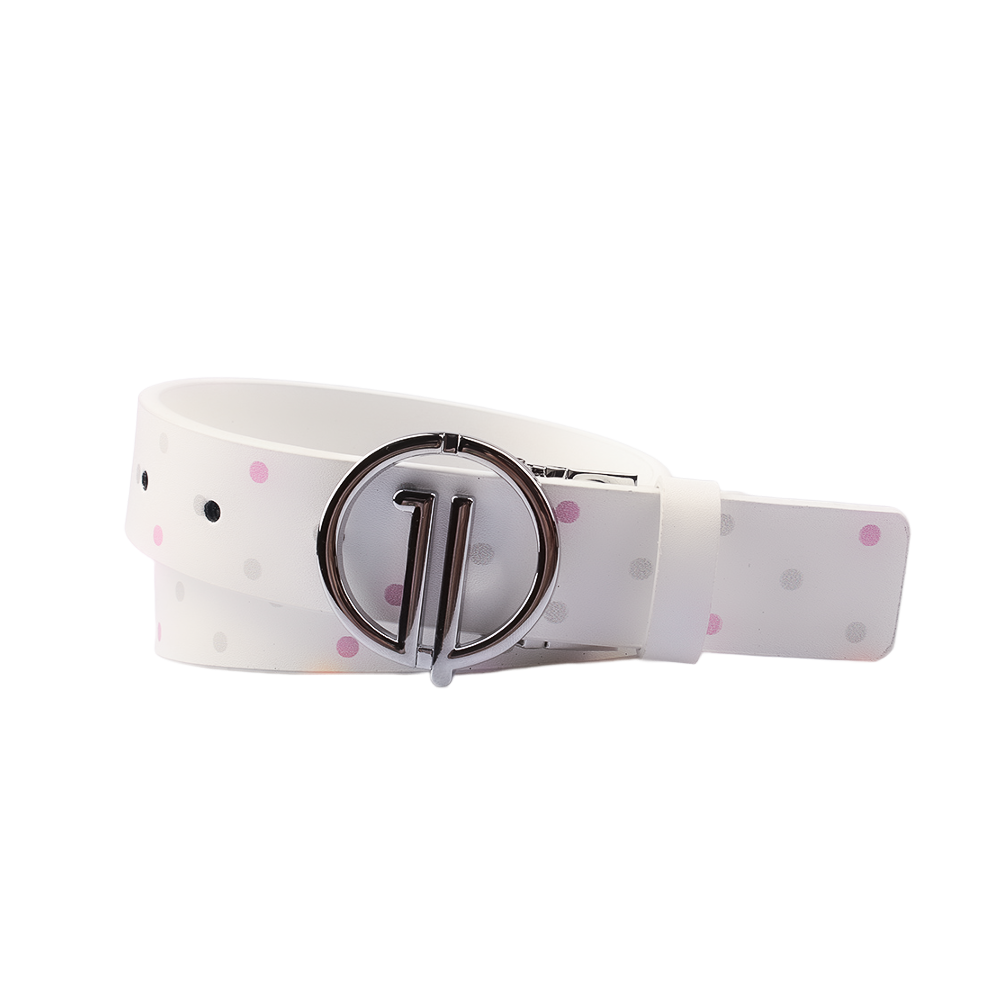 GoPlayer Women's Reversible Belt (White Peach/White Blue) 