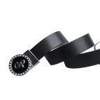 GoPlayer レディース ヘッド リバーシブル ベルト (ブラックとホワイト)