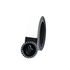 GoPlayer レディース ヘッド リバーシブル ベルト (ブラックとホワイト)