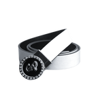 GoPlayer レディース ヘッド リバーシブル ベルト (ブラックとホワイト)