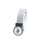 GoPlayer女轉頭雙面用皮帶(白銀)