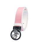GoPlayer Women's Turnable Double-Sided Belt (White Pink)