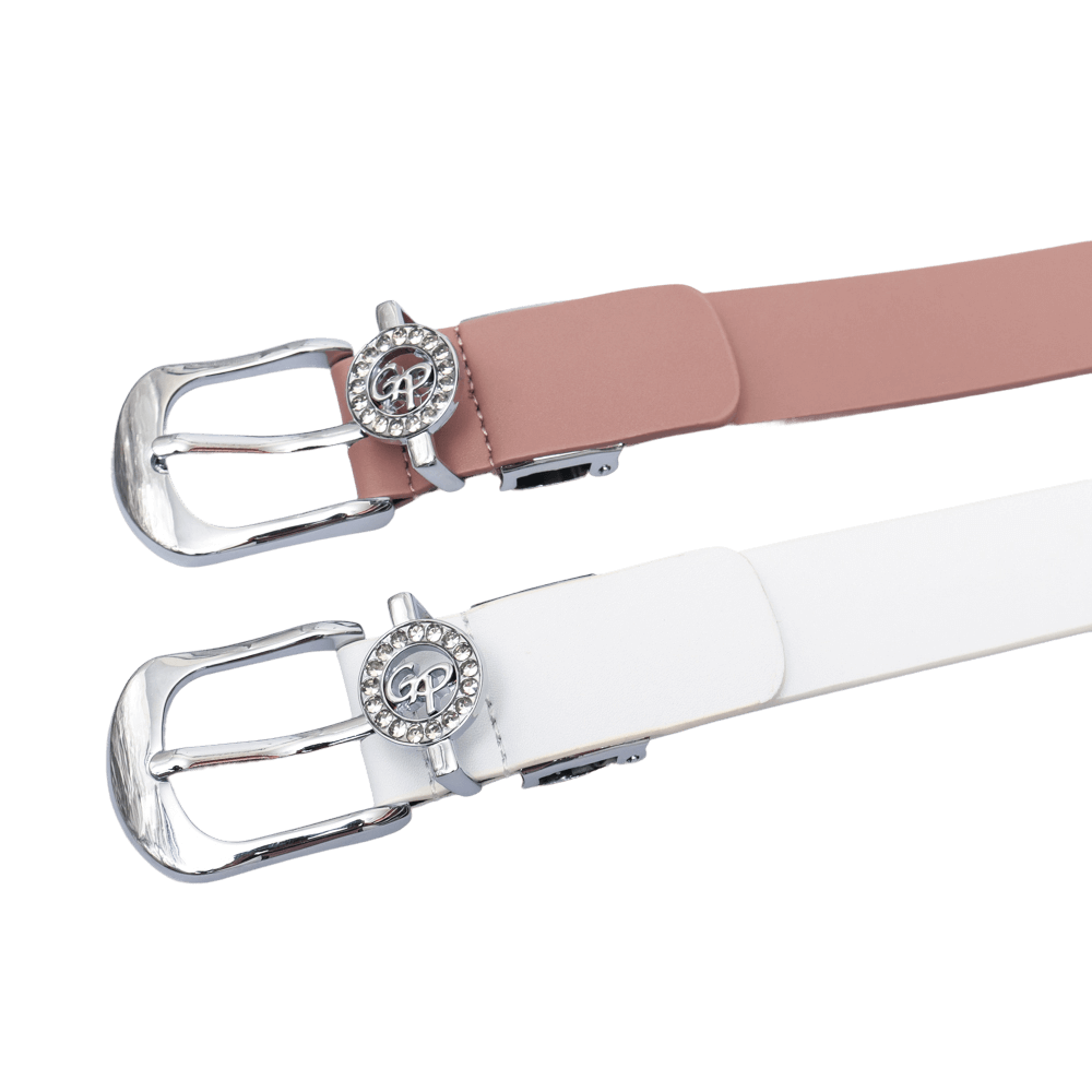 GoPlayer女馬蹄扣高爾夫皮帶(暗粉)