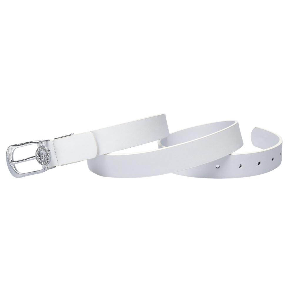 GoPlayer Women's Horseshoe Buckle Golf Belt (White)