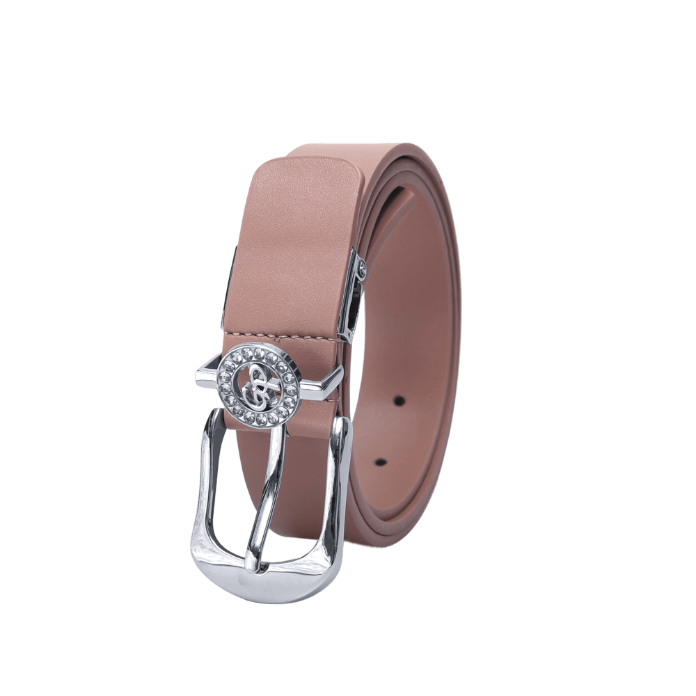 GoPlayer女馬蹄扣高爾夫皮帶(暗粉)