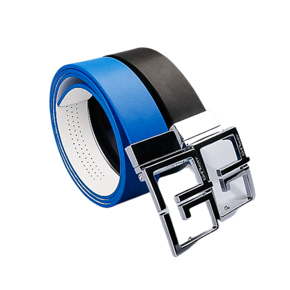 GP35mm double-sided buckle belt (color blue/white)