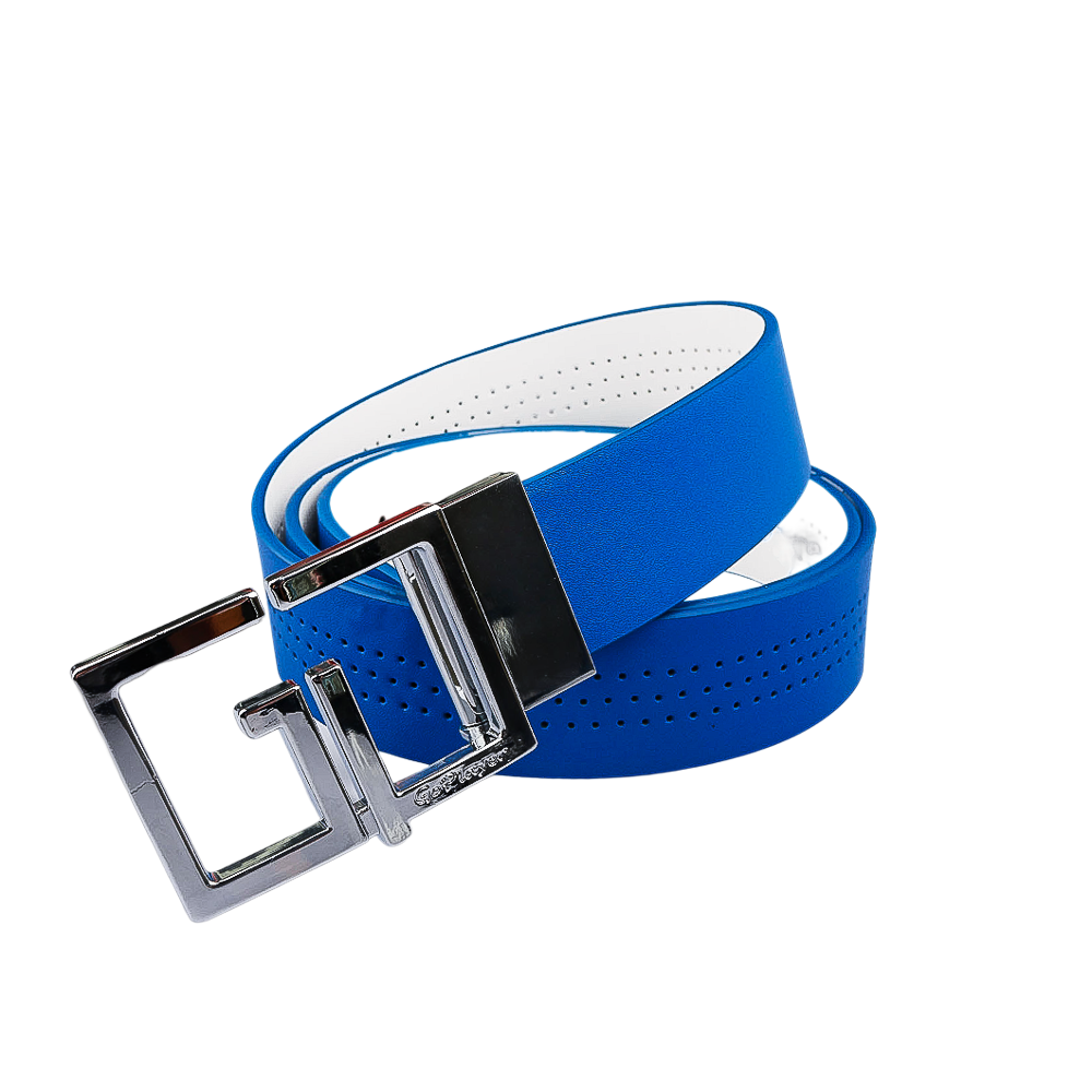 GP35mm double-sided buckle belt (color blue/white)