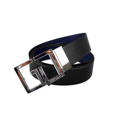 GP35mm double-sided buckle belt (dark blue/black)