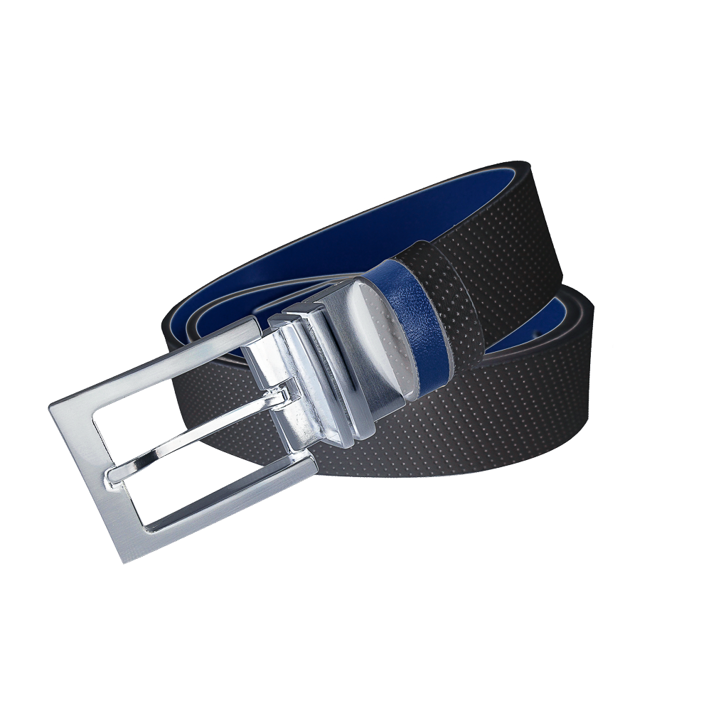 GP35mm double-sided buckle belt (black/dark blue)