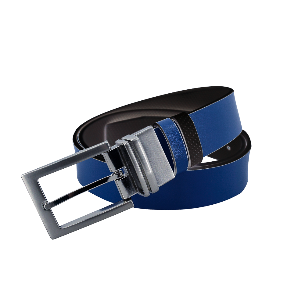 GP35mm double-sided buckle belt (black/dark blue)