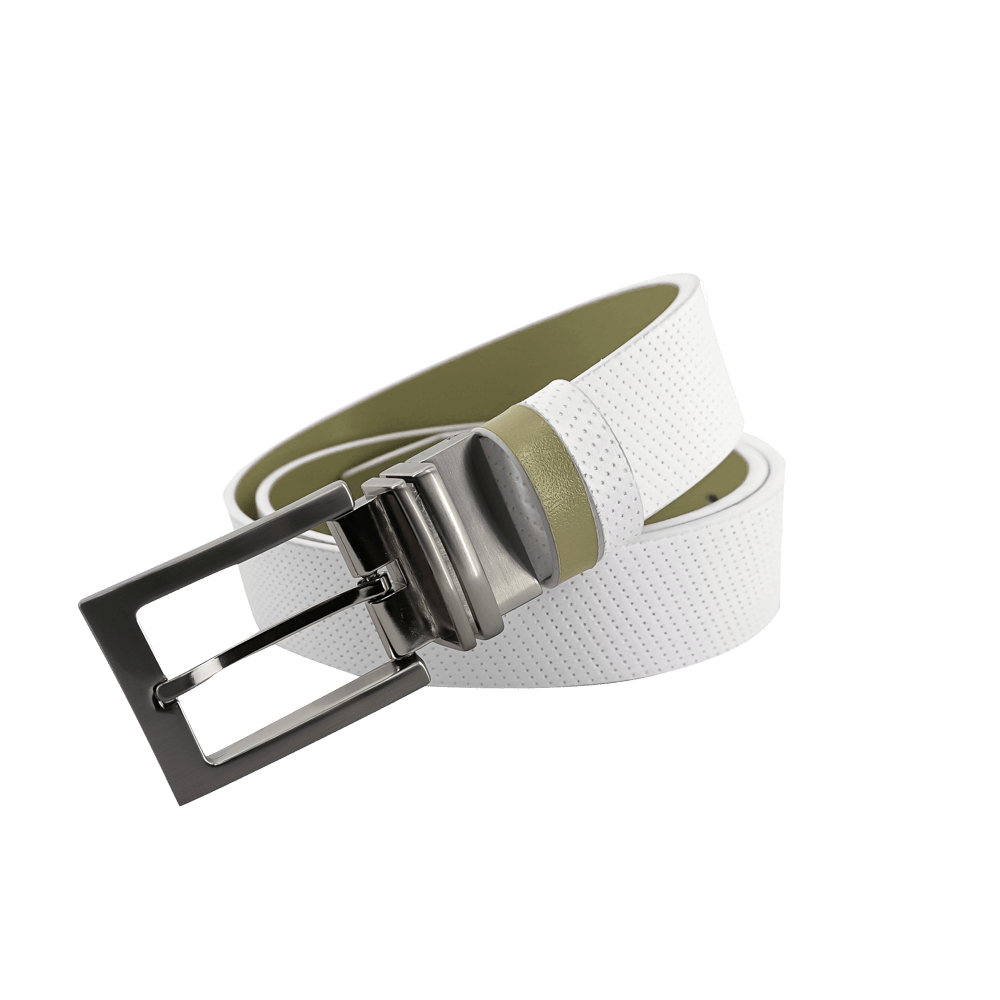 GoPlayer 35mm Reversible Buckle Belt (White/M)