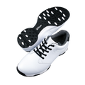 GoPlayer ゴルフ兼用メンズ シューズ (白と黒)