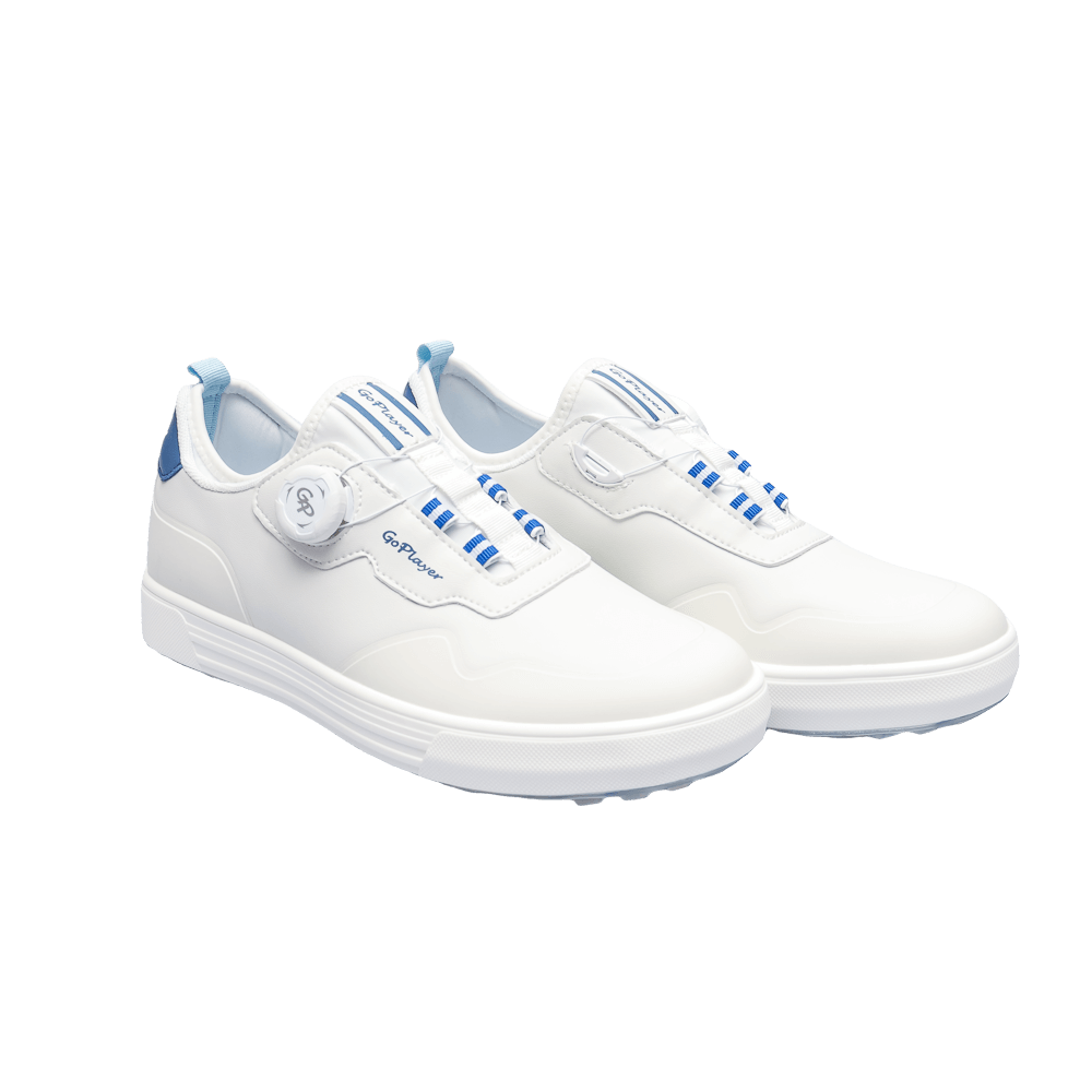 GoPlayer EliteLinks Golf Casual Men's Shoes (White)
