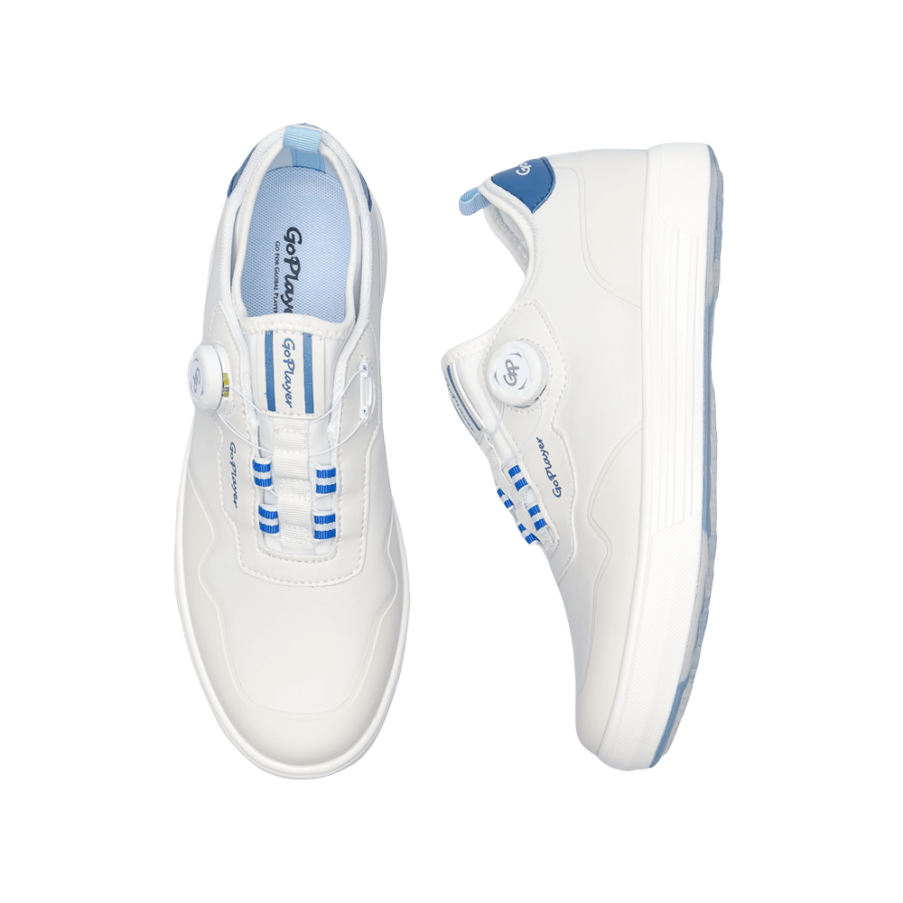 GoPlayer EliteLinks Golf Casual Men's Shoes (White)