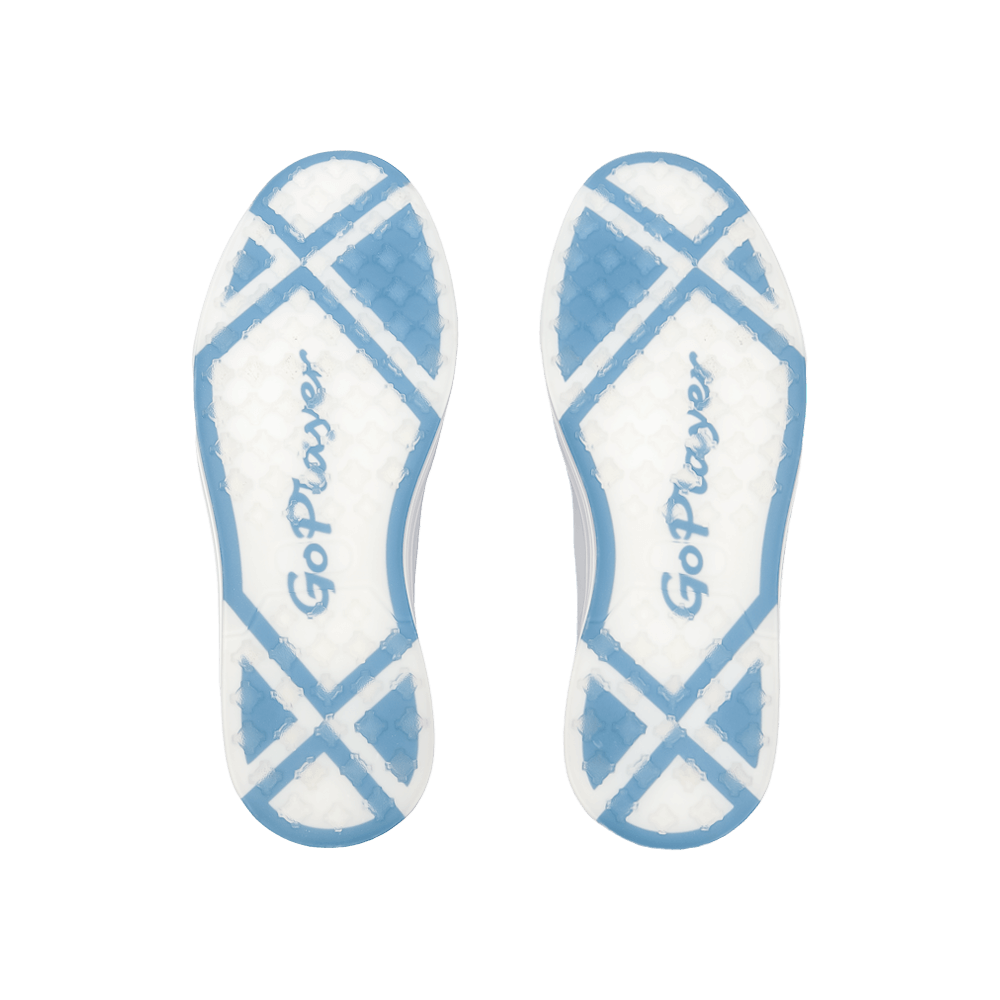 GoPlayer EliteLinks Golf Casual Men's Shoes (White)