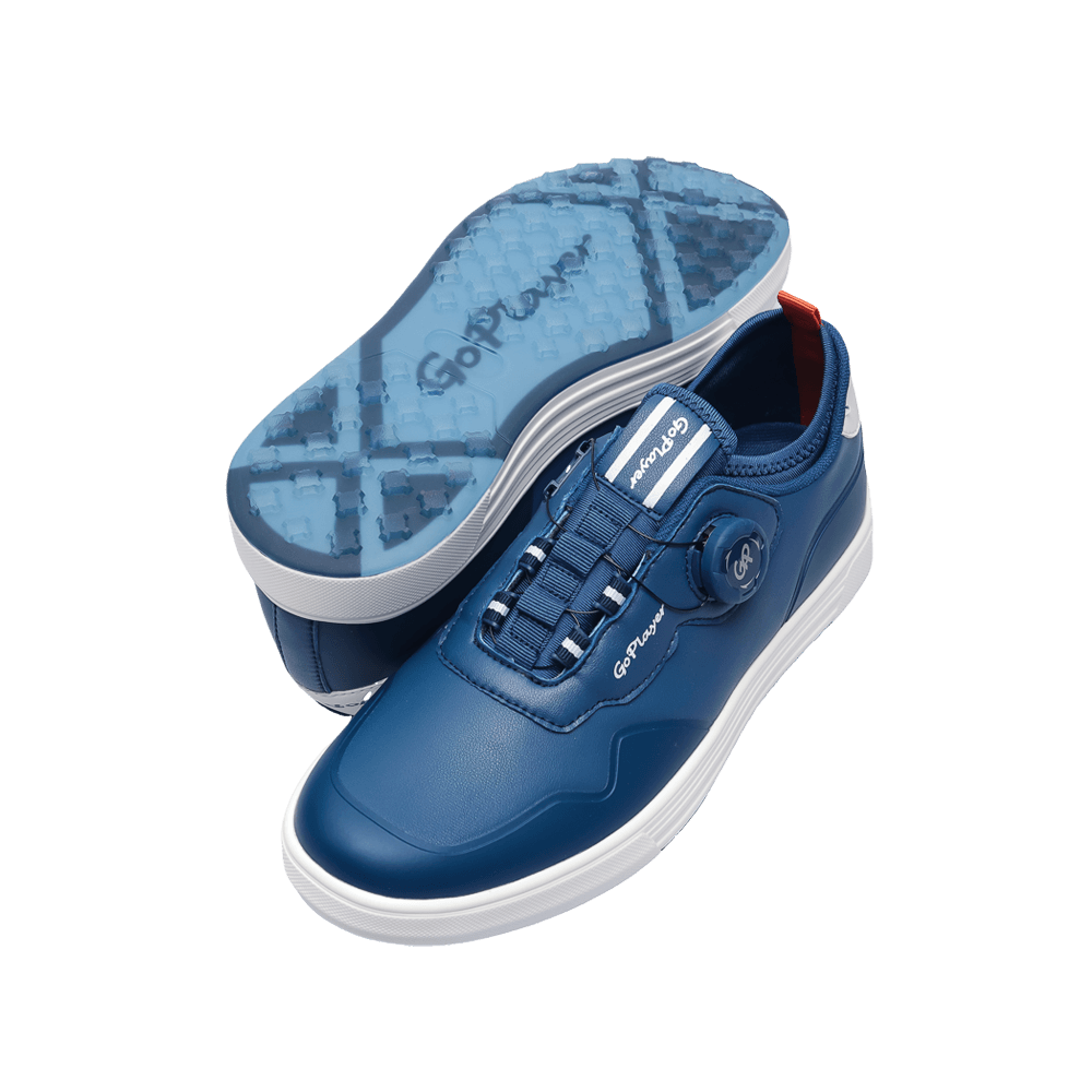 GoPlayer EliteLinks Golf Casual Men's Shoes (Navy Blue)