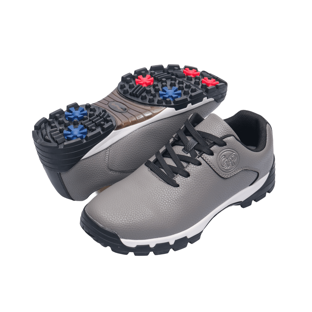 GoPlayer StartDrive ゴルフ スポーツシューズ メンズ (グレー)