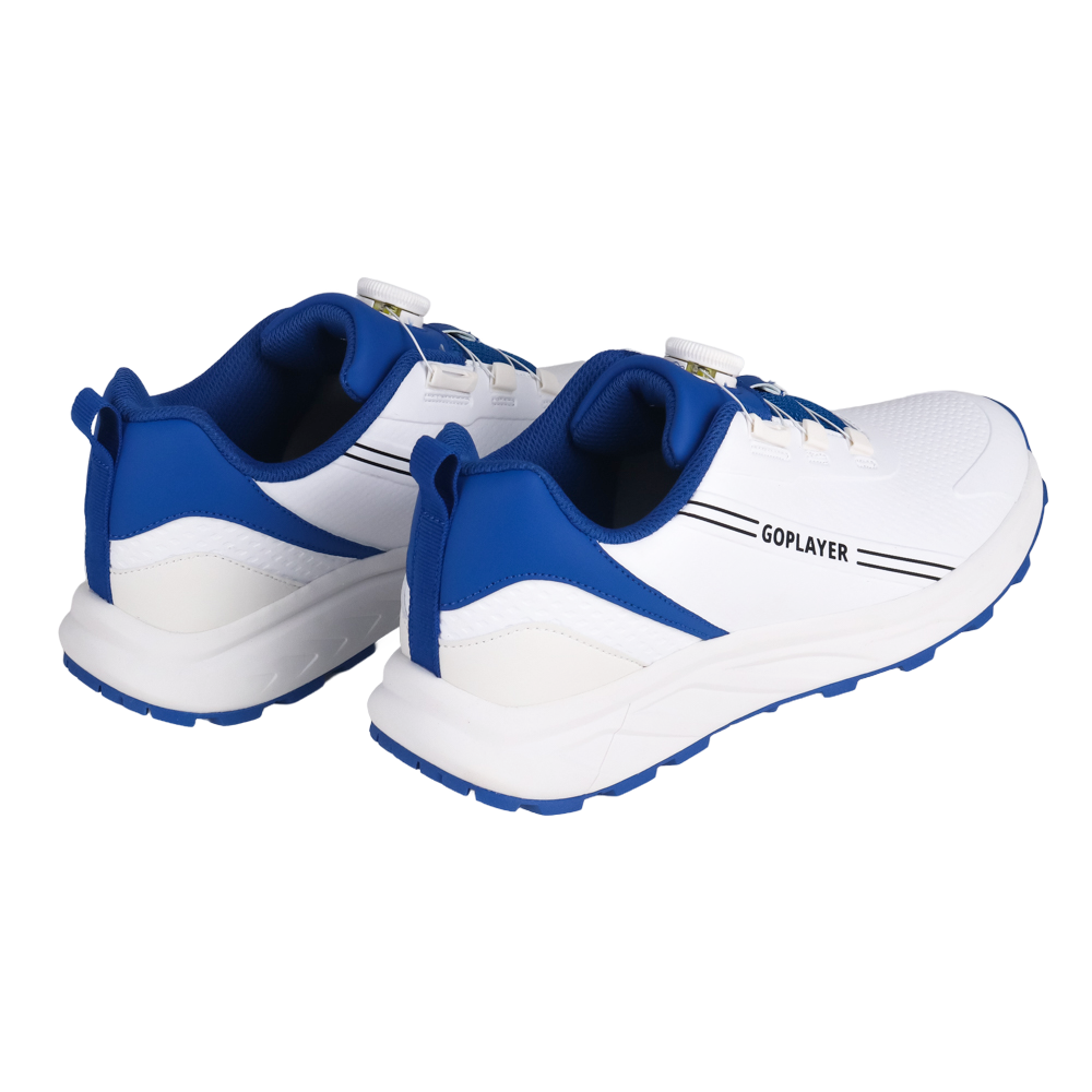 GoPlayer StartDrive Golf Knob Men's Shoes (White/Blue)