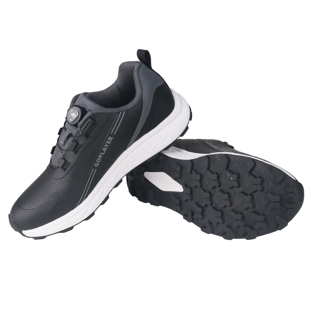 GoPlayer StartDrive Golf Rotary Knob Men's Shoes (Black)