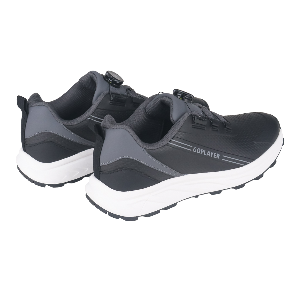 GoPlayer StartDrive Golf Rotary Knob Men's Shoes (Black)