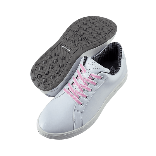 GoPlayer Ladies Golf Shoes (White &amp; Black)