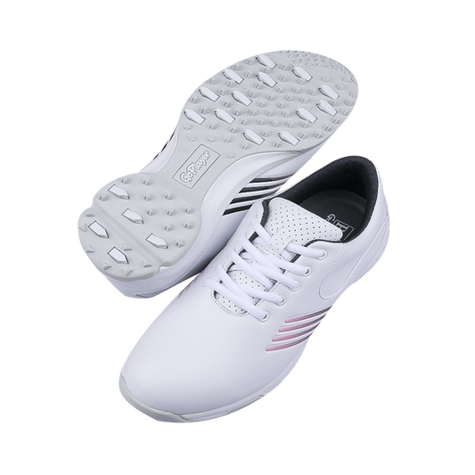 GoPlayer Ladies Golf Shoes (White &amp; Black)