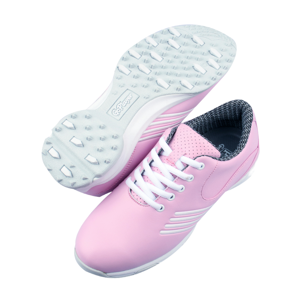 GoPlayer Ladies Golf Shoes (Powder and White)