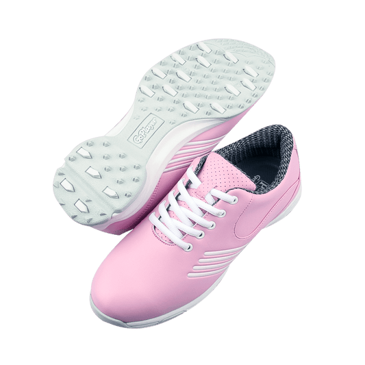 GoPlayer Ladies Golf Shoes (Powder and White)