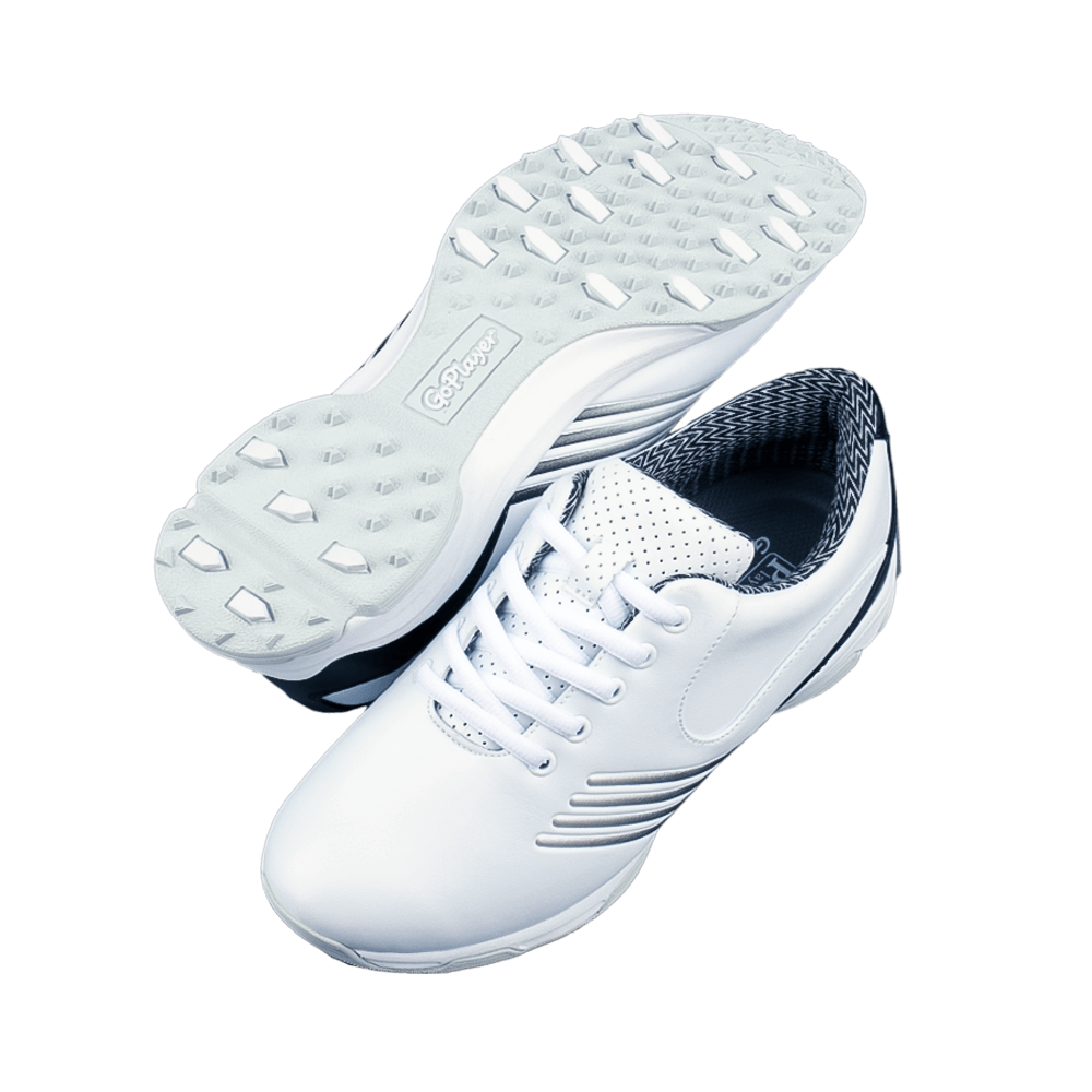 GoPlayer Ladies Golf Shoes (White &amp; Black)