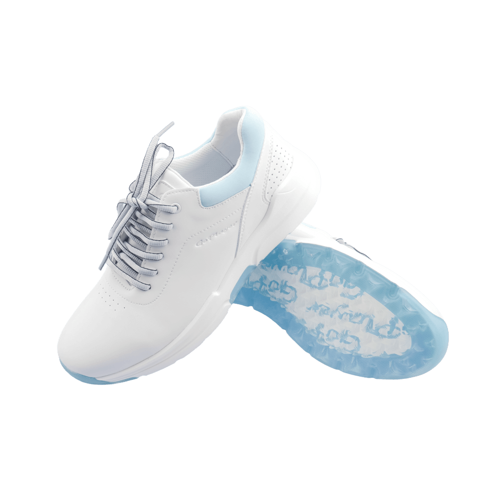 GoPlayer EliteLinks Golf Classic Women's Shoes (White)