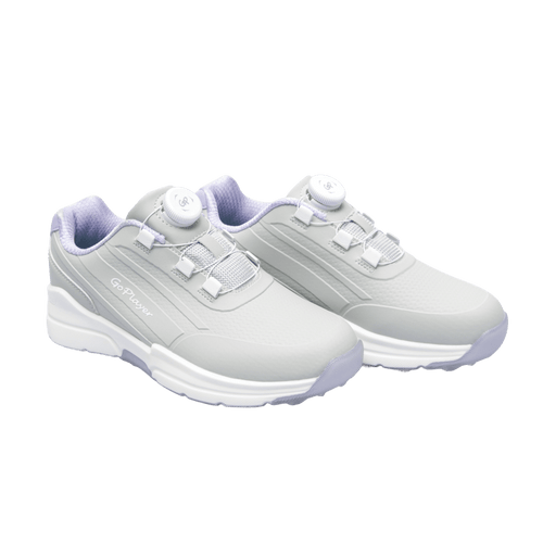 GoPlayer EliteLinks Golf Knob Women's Shoes (Gray Purple)