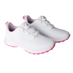 GoPlayer EliteLinks Golf Instant Link Women's Shoes (White &amp; Pink)