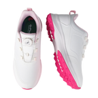 GoPlayer EliteLinks Golf Instant Link Women's Shoes (White &amp; Pink)