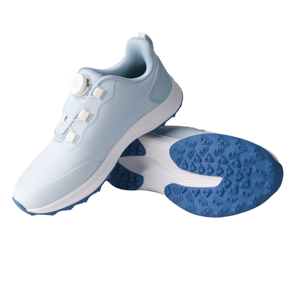 GoPlayer EliteLinks Women's Golf Shoes (Light Blue)