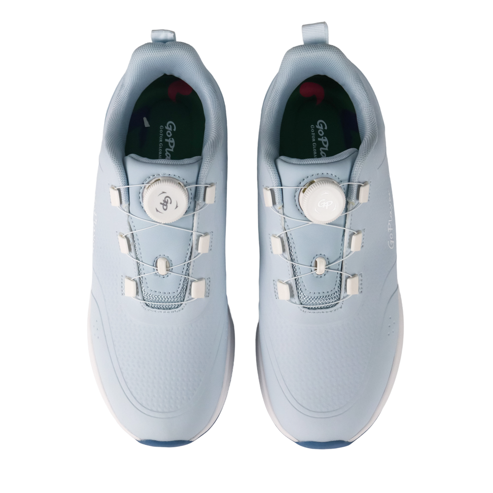 GoPlayer EliteLinks Women's Golf Shoes (Light Blue)