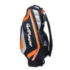 GoPlayer 9' Professional Golf Bag (Black and Orange)