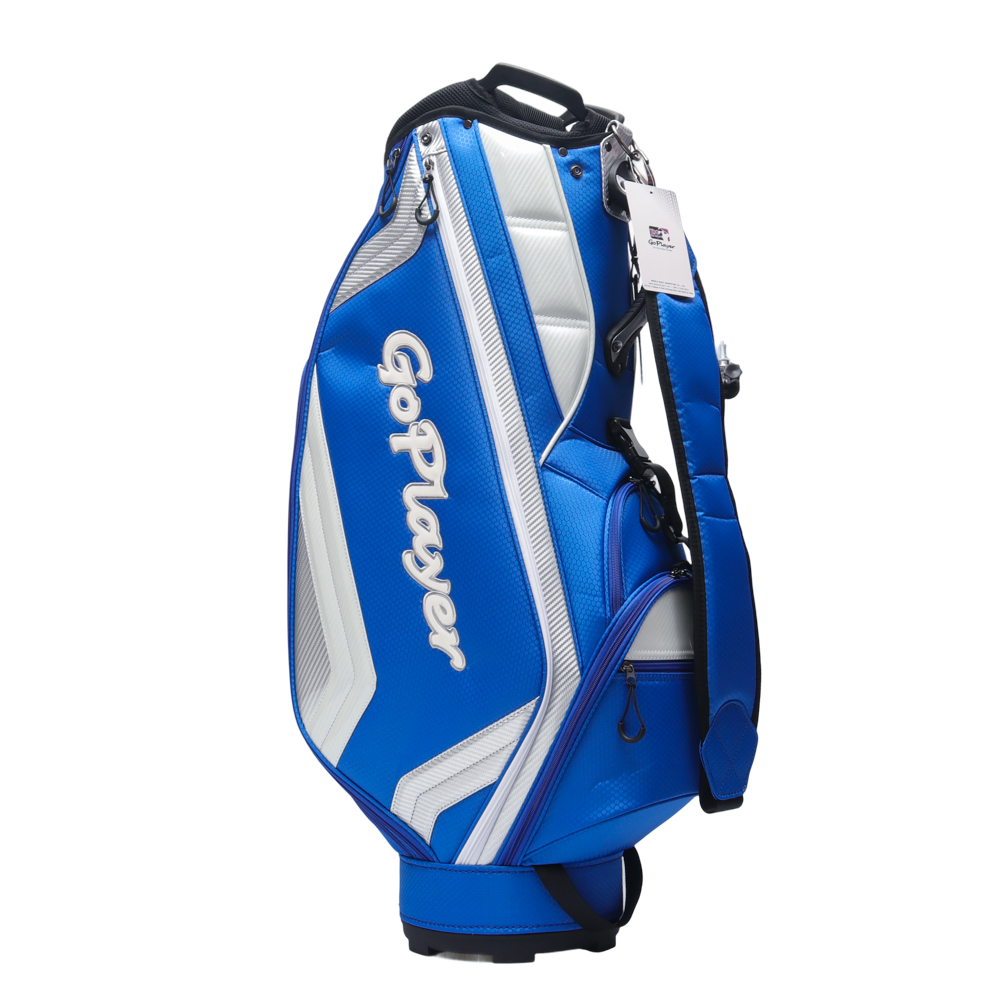 GoPlayer 9フィート プロ仕様ゴルフバッグ（ブルー）