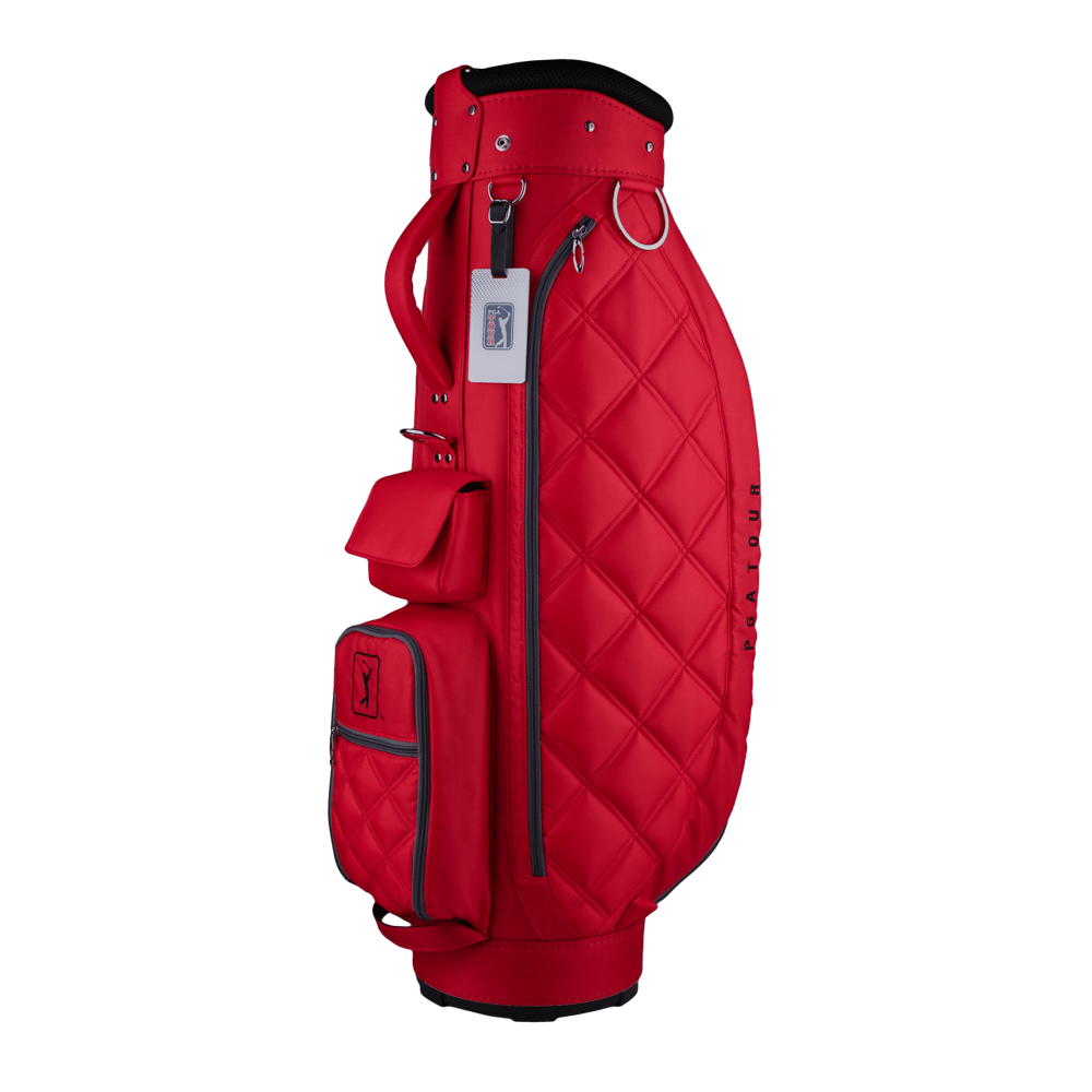 PGA Fashion Fabric Lightweight Rod Bag (Red)