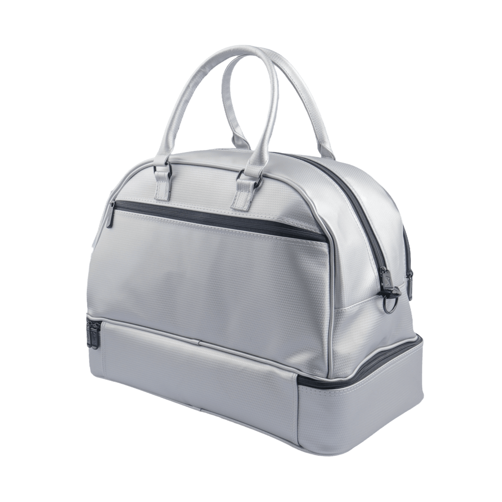 PGA double layer garment bag (silver with blue and white)