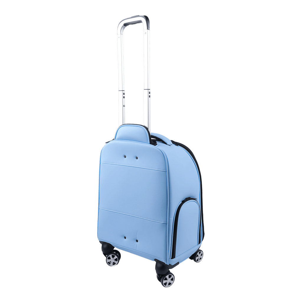 PGA trolley four-way wheel clothing bag (light blue)