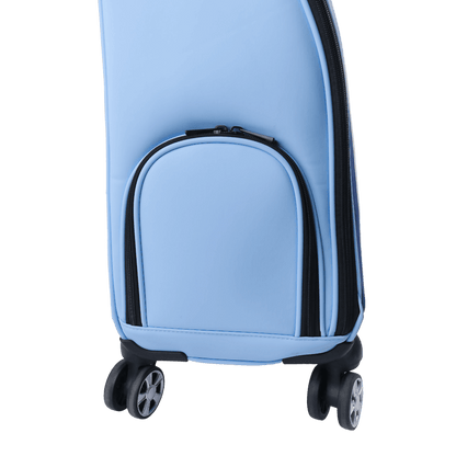 PGA trolley four-way wheel clothing bag (light blue)