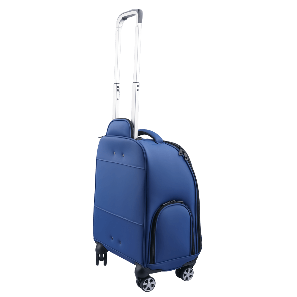 PGA trolley four-way wheel clothing bag (light blue)