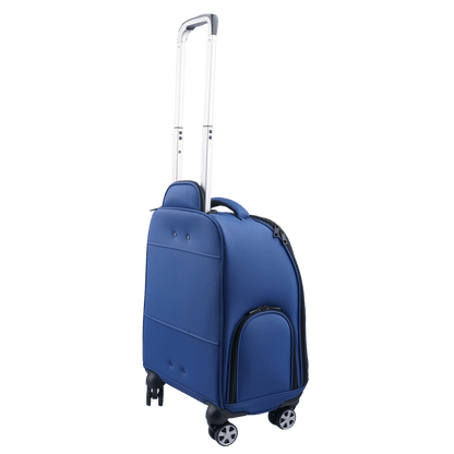 PGA trolley four-way wheel clothing bag (light blue)