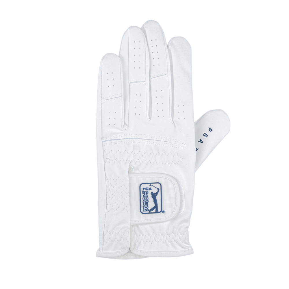 PGA Korean Nano Cloth Men's Golf Gloves (White) PGL10200