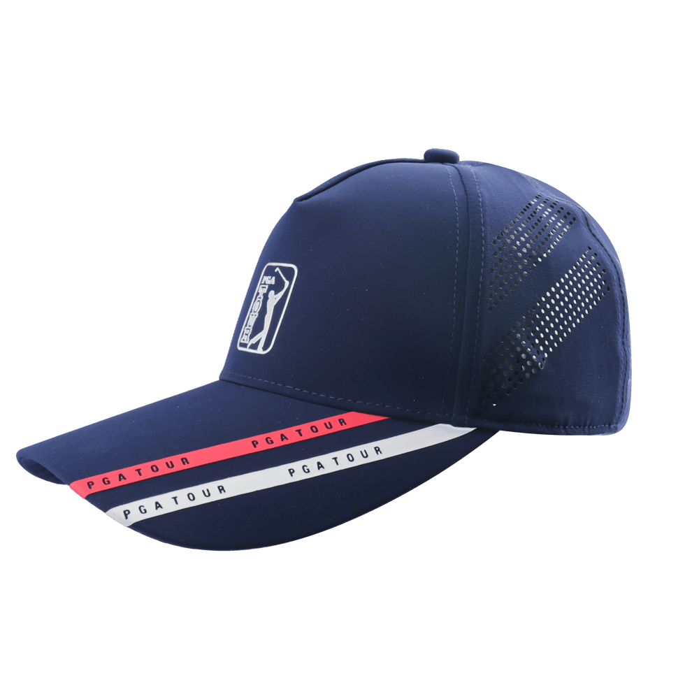 PGA TOUR Golf Exquisite Ball Cap (Navy Blue)