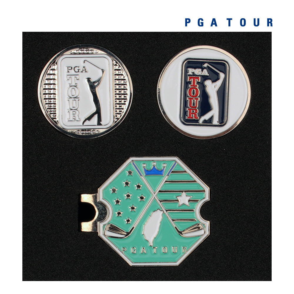 PGA hexagonal base + double cap clip (lake green)