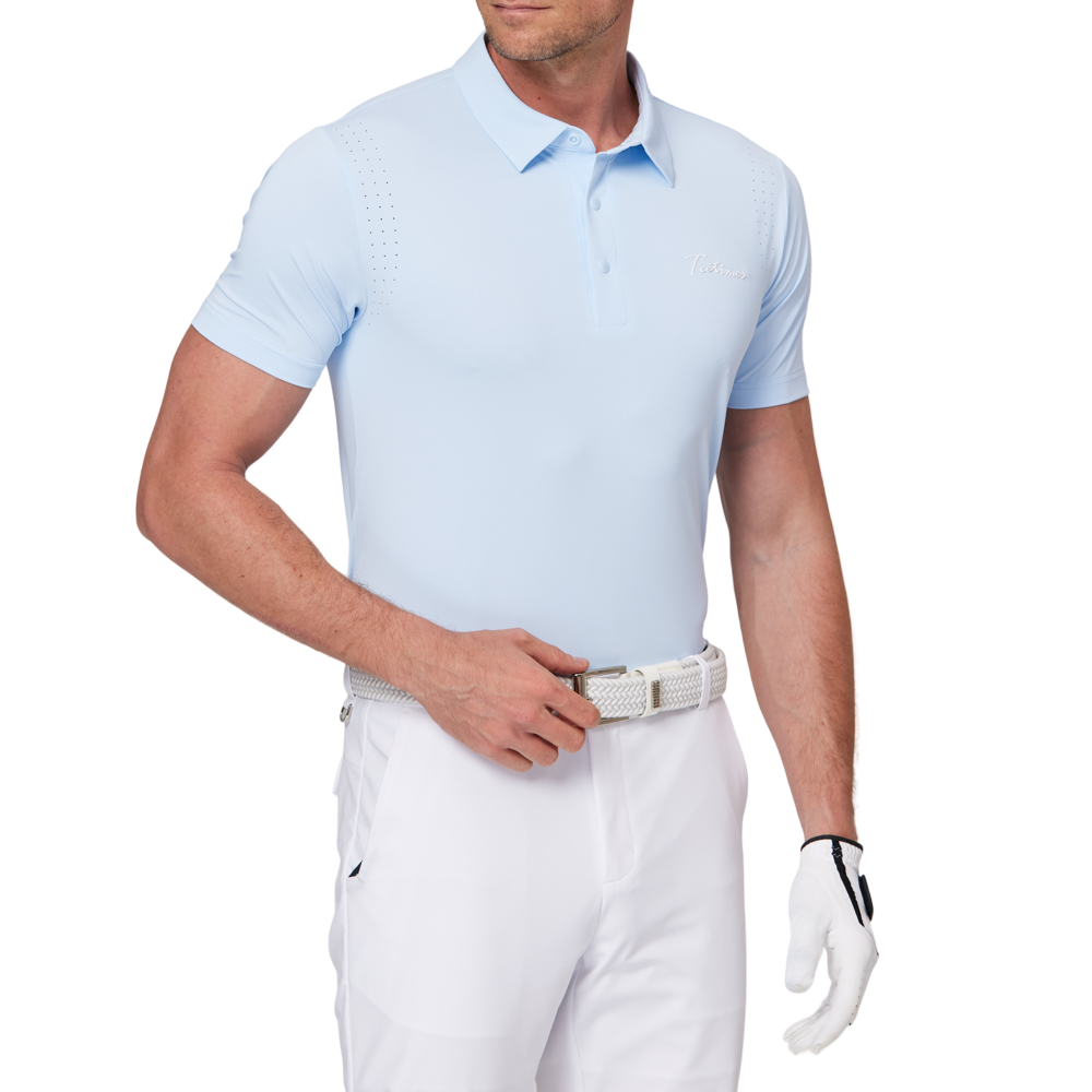 男涼感肩孔短袖